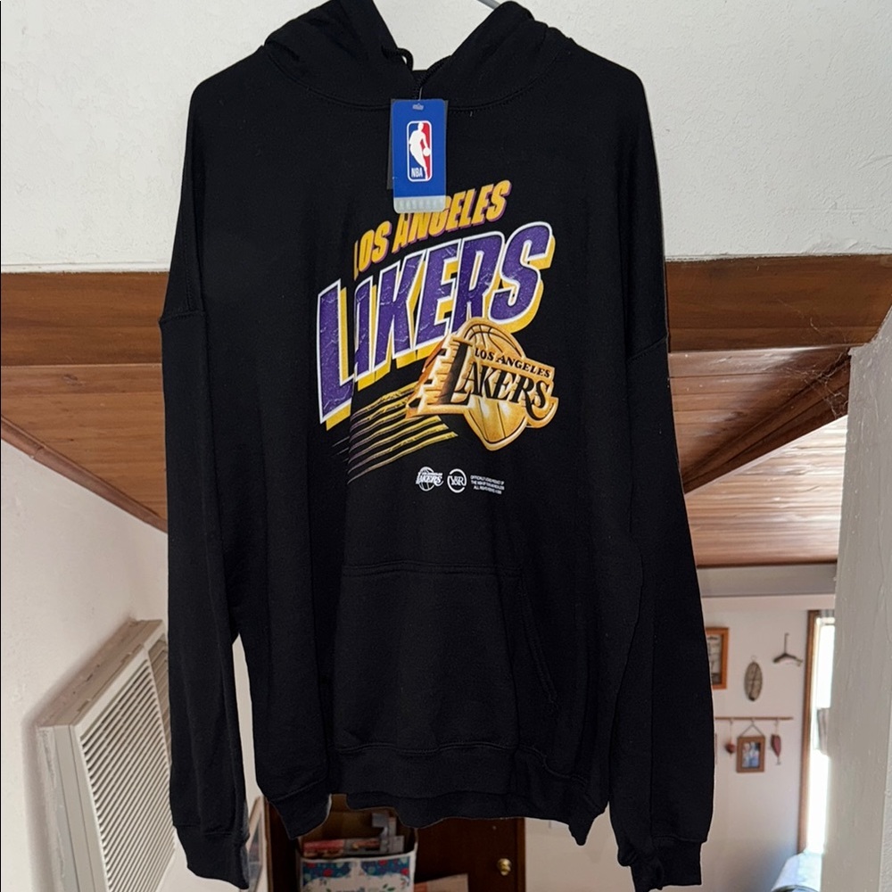 Los Angeles Lakers Black Hoodie